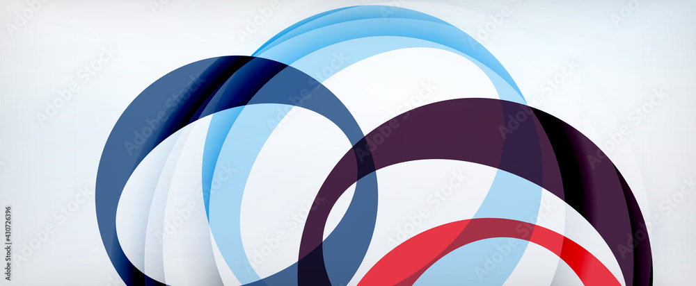 Ring geometric shapes, o letter repetition wallpaper. Abstract background for business or technology presentations, internet posters or web brochure covers Ring geometric shapes, o letter repetition wallpaper. Abstract background for business or technology presentations, internet posters or web brochure covers