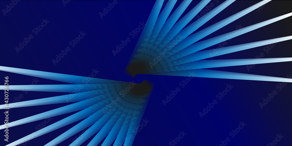 Naklejka premium abstract blue background with lines