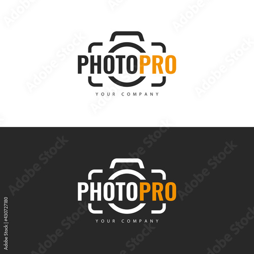 Logo template. Photo Studio Logo design.
