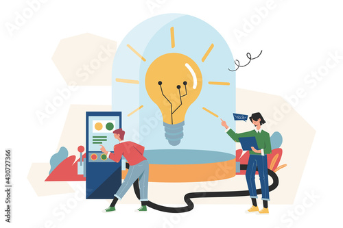 Earth hour, save energy and planet, design concept, world earth hour