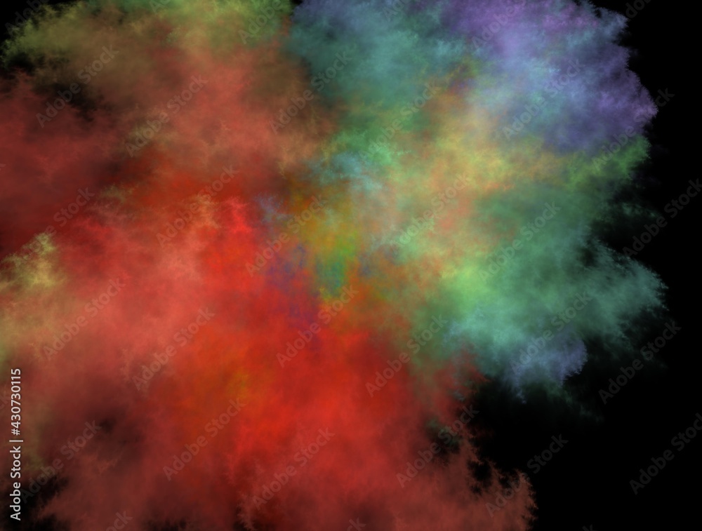 Fototapeta premium Imaginatory fractal background generated Image