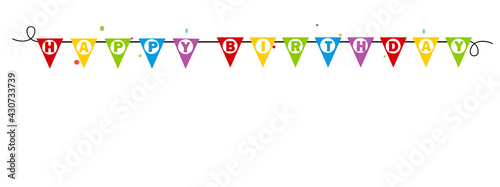 Happy Birthday Banner, Background