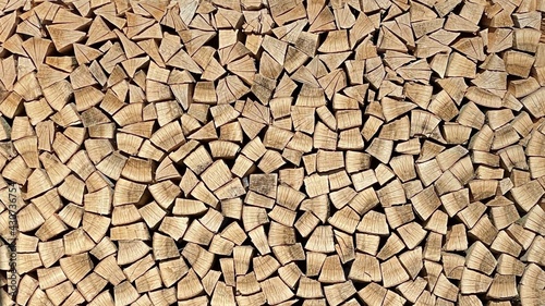 gestapeltes Brennholz