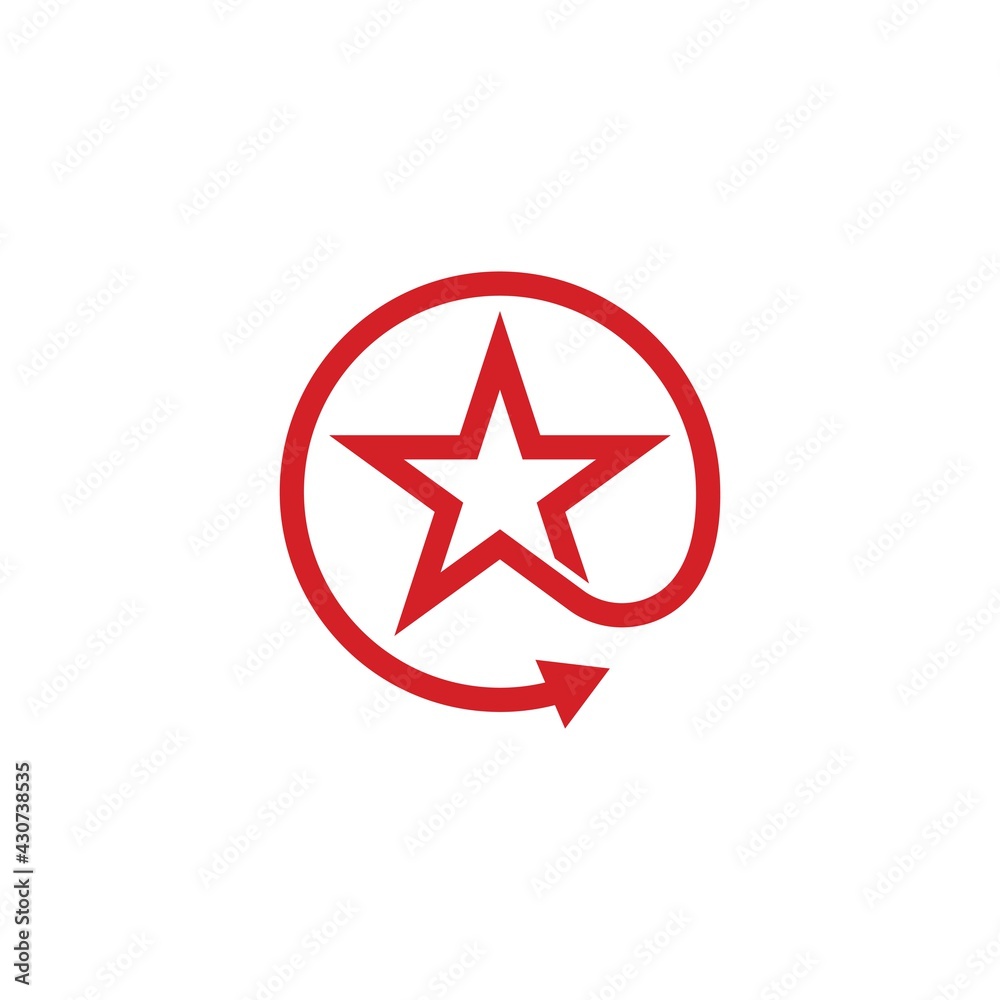 circle star arrow vector icon illustration design circle star arrow vector icon illustration design
