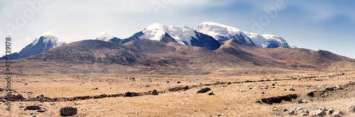 Canvas Print panorama of the mountains