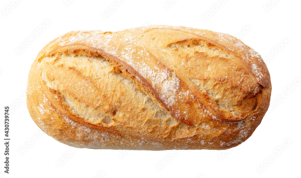Fresh bread isolated on a white background. Fresh bread isolated on a white background.