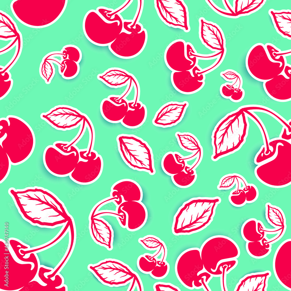 Cherry seamless pattern Cherry seamless pattern