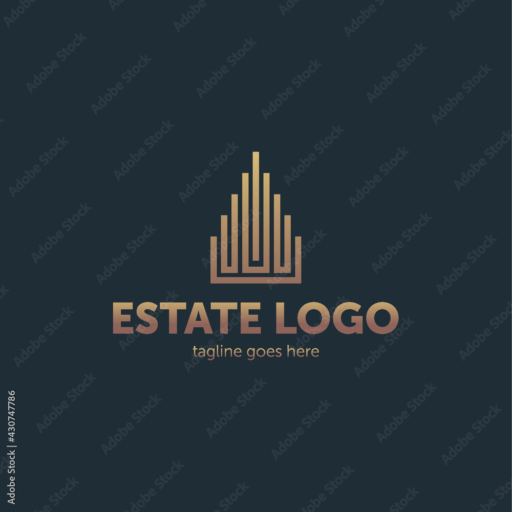 estate logo template estate logo template