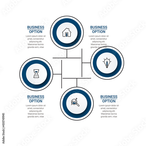 Infographics design vector and marketing icons. Can be used for process diagram, presentations, workflow layout, banner, flow chart, info graph.