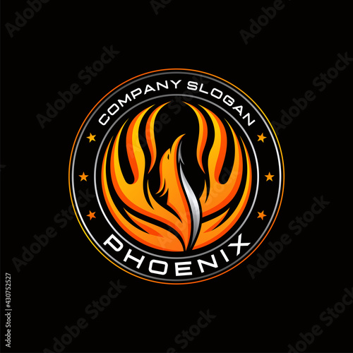 Phoenix Logo Designs illustration vector template