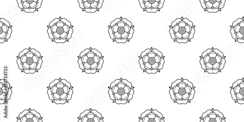 Tudoe rose of Englnd vector illustration.