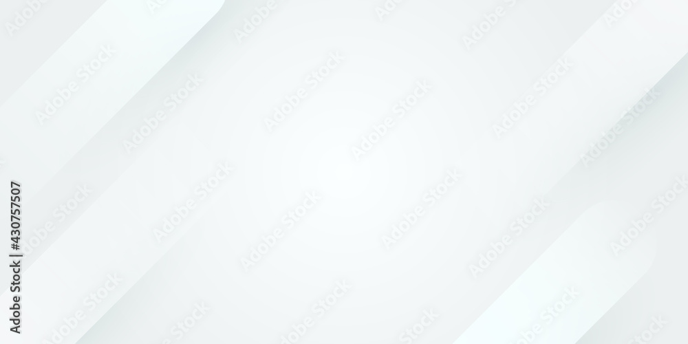 Modern abstract white background with soft lines. Universal minimal background for business