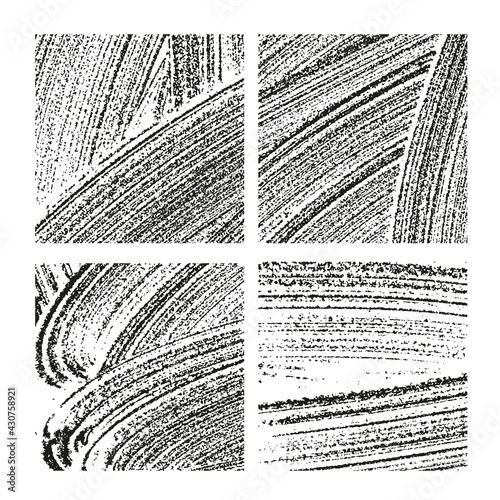 Abstract hand drawn textured background. Vector set of tracing  textures 