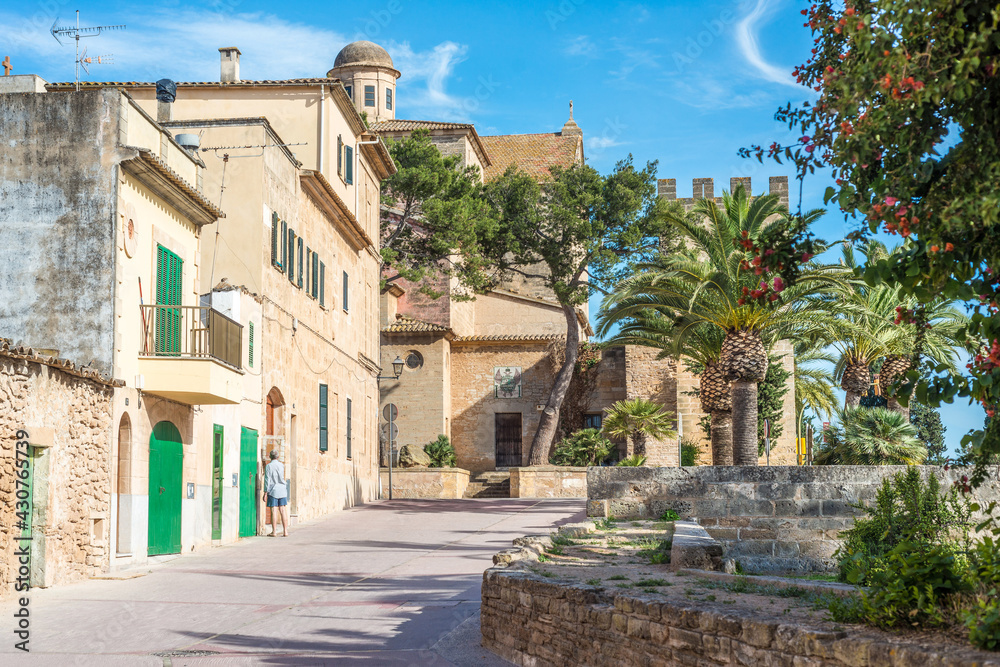 Alcúdia city in Mallorca, Spain Balearic Islands