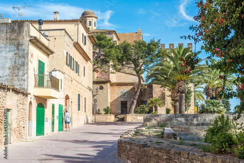 Alcúdia city in Mallorca, Spain Balearic Island