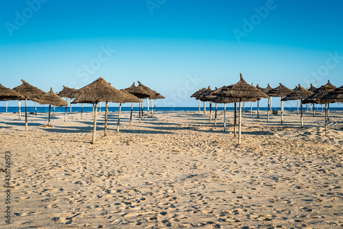 Tunisia sunny beach in northern Africa © Anibal Trejo