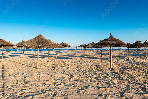 Tunisia sunny beach in northern Africa © Anibal Trejo
