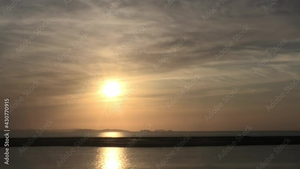 沖繩 那覇空港沖の夕景 沖繩 那覇空港沖の夕景