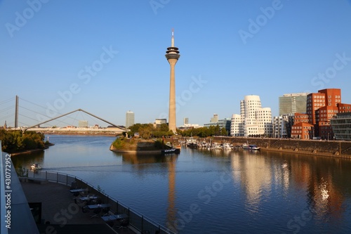 German city - Dusseldorf city Hafen
