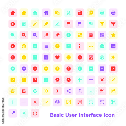Basic User Interface Icons