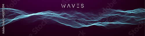 Music abstract background blue. Equalizer for music, showing sound waves with music waves, music background equalizer vector concept.