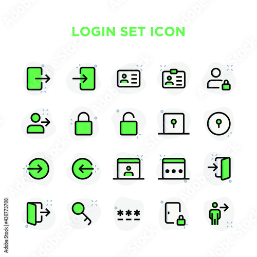 Login Set Icons
