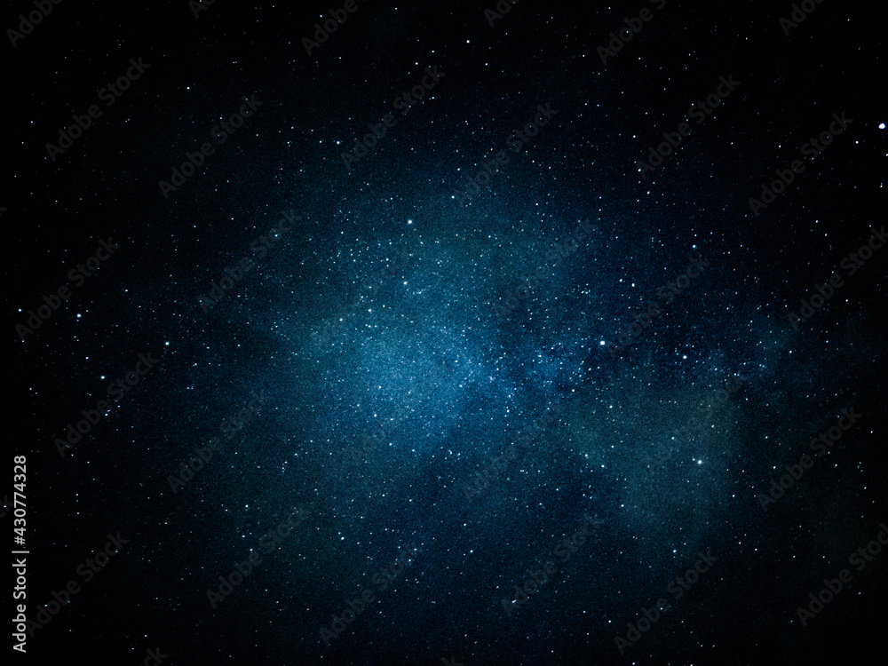 View of the galaxy with plenty of stars. Abstract space background