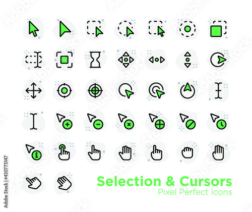 Selection and Cursors Icons