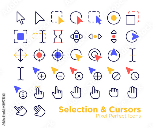 Selection and Cursors Icons