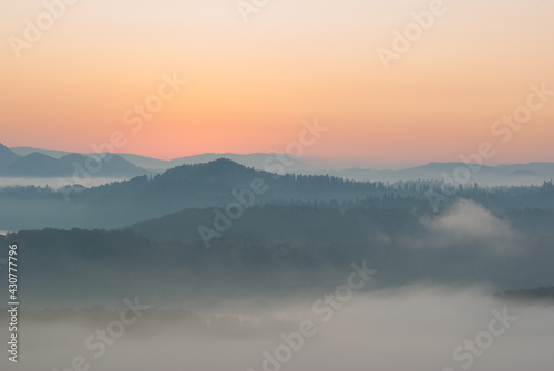 Morning in the Bieszczady Mountains, Jezioro Solińskie 