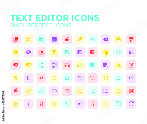 Text Editor Icons