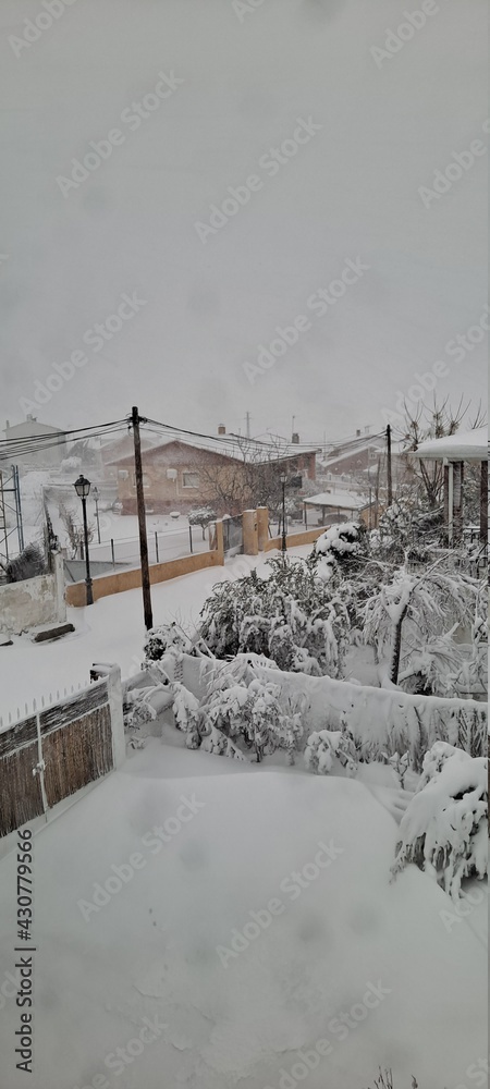 Fototapeta premium Paisaje nevado