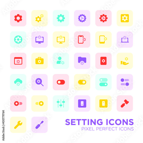 Setting Icons