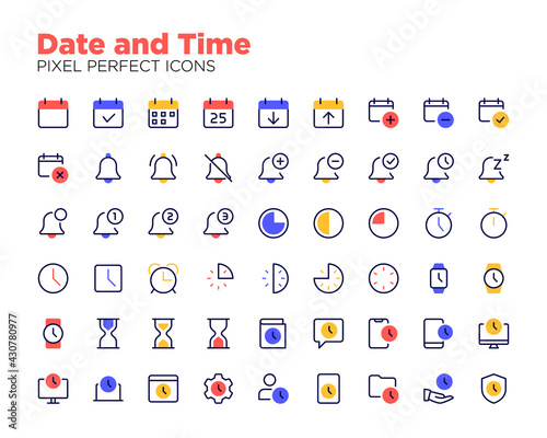 Date and Time Icons