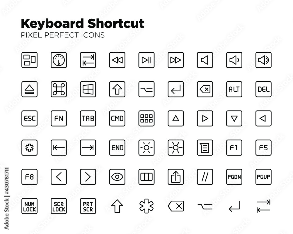 Keyboard Shortcut Icons Keyboard Shortcut Icons