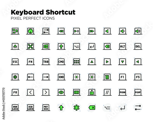 Keyboard Shortcut Icons
