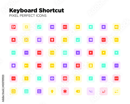 Keyboard Shortcut Icons