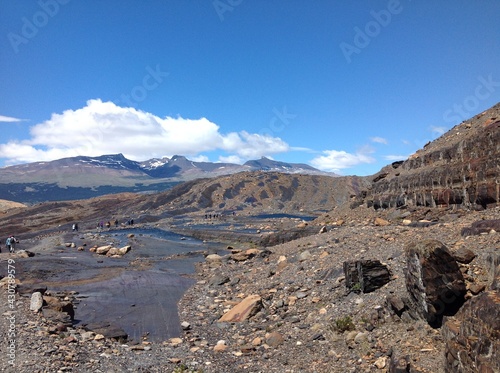 view of the mountains in patagonia