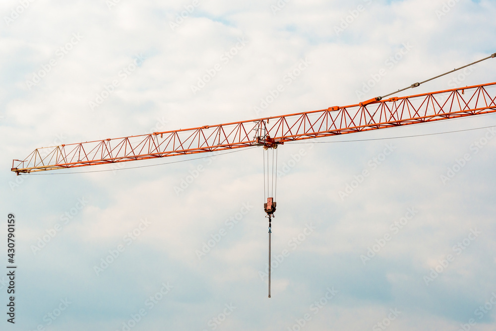 Long boom of high-rise building crane Long boom of high-rise building crane