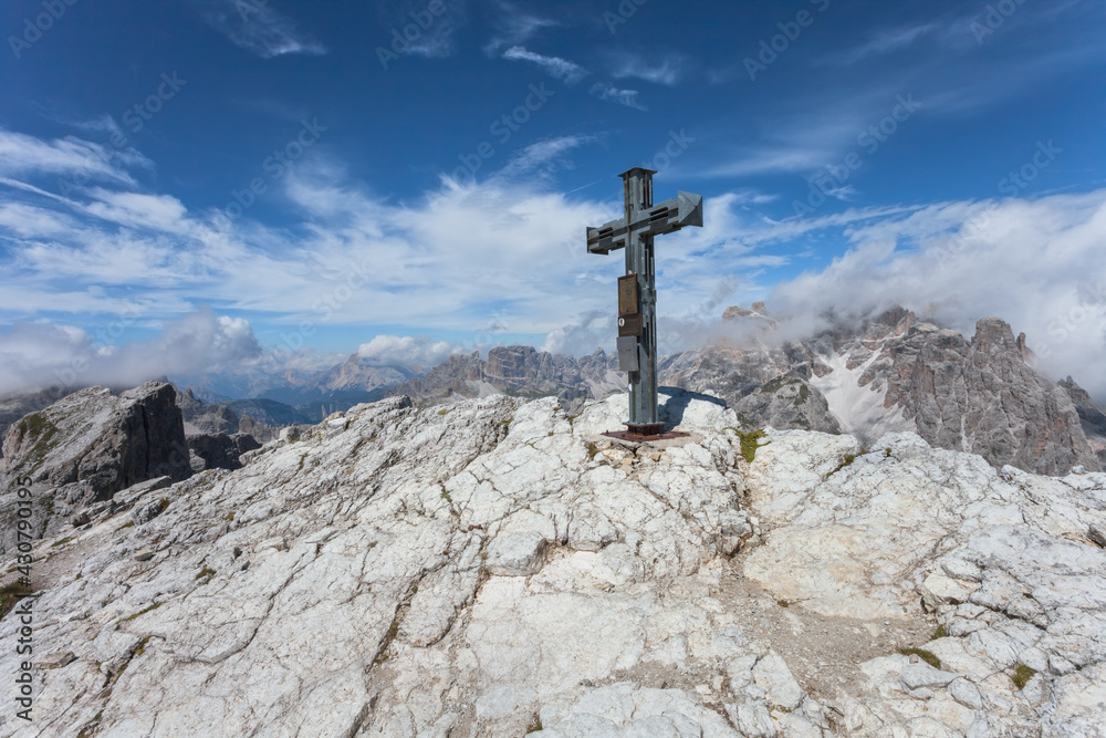 Landscapes from the top of the Croda Fiscalina mount, in Dolomites