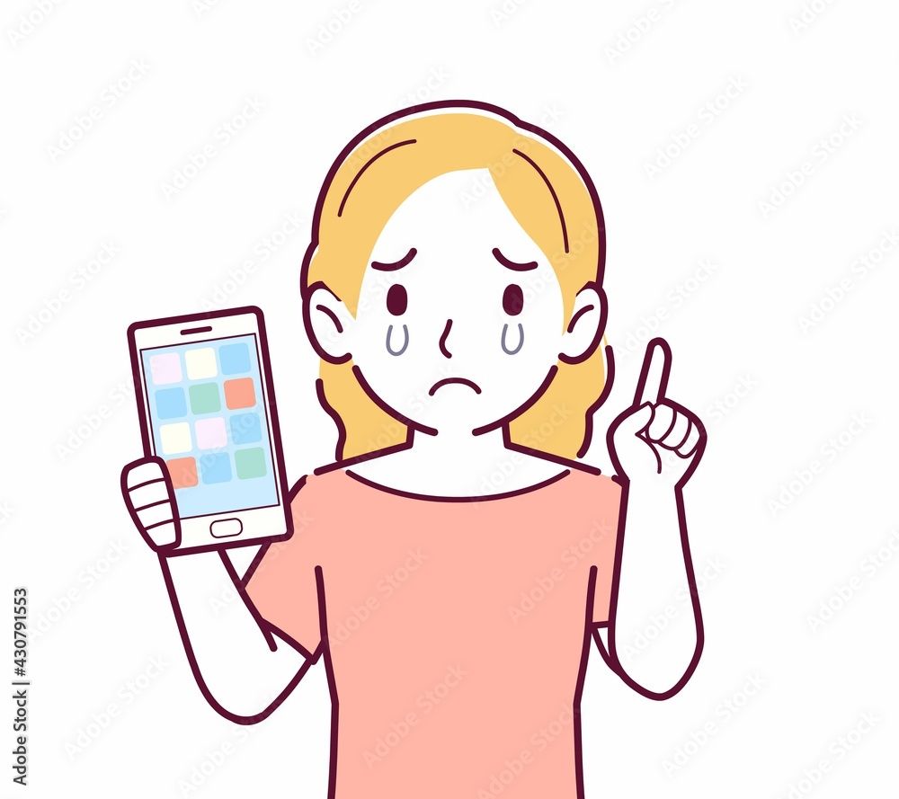 金髪の髪の女性 金髪の髪の女性