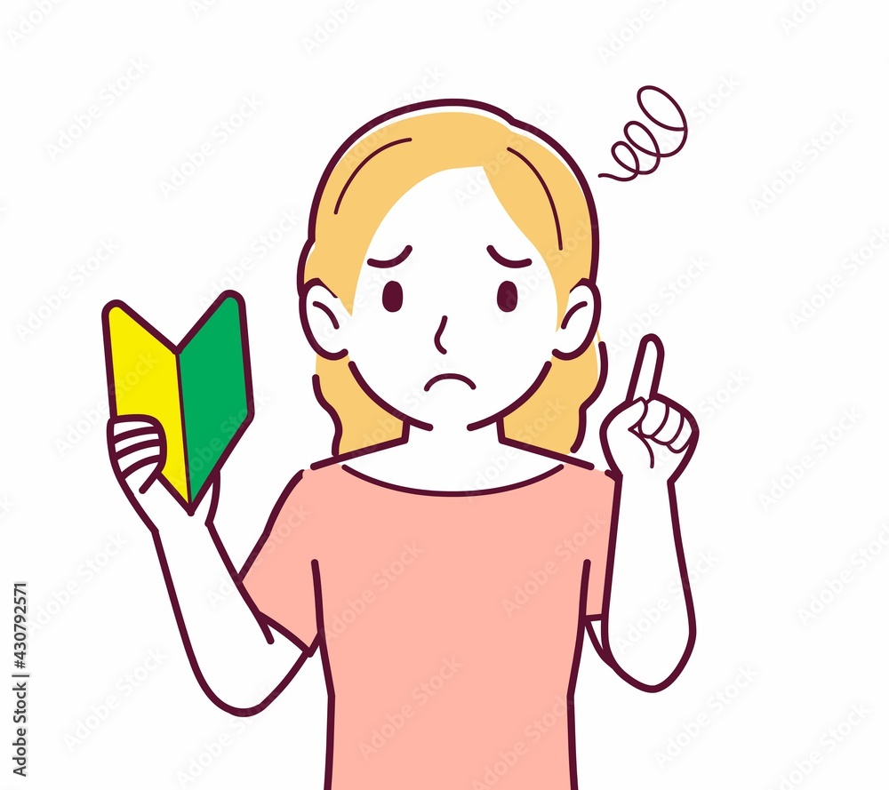 金髪の紙の女性 金髪の紙の女性