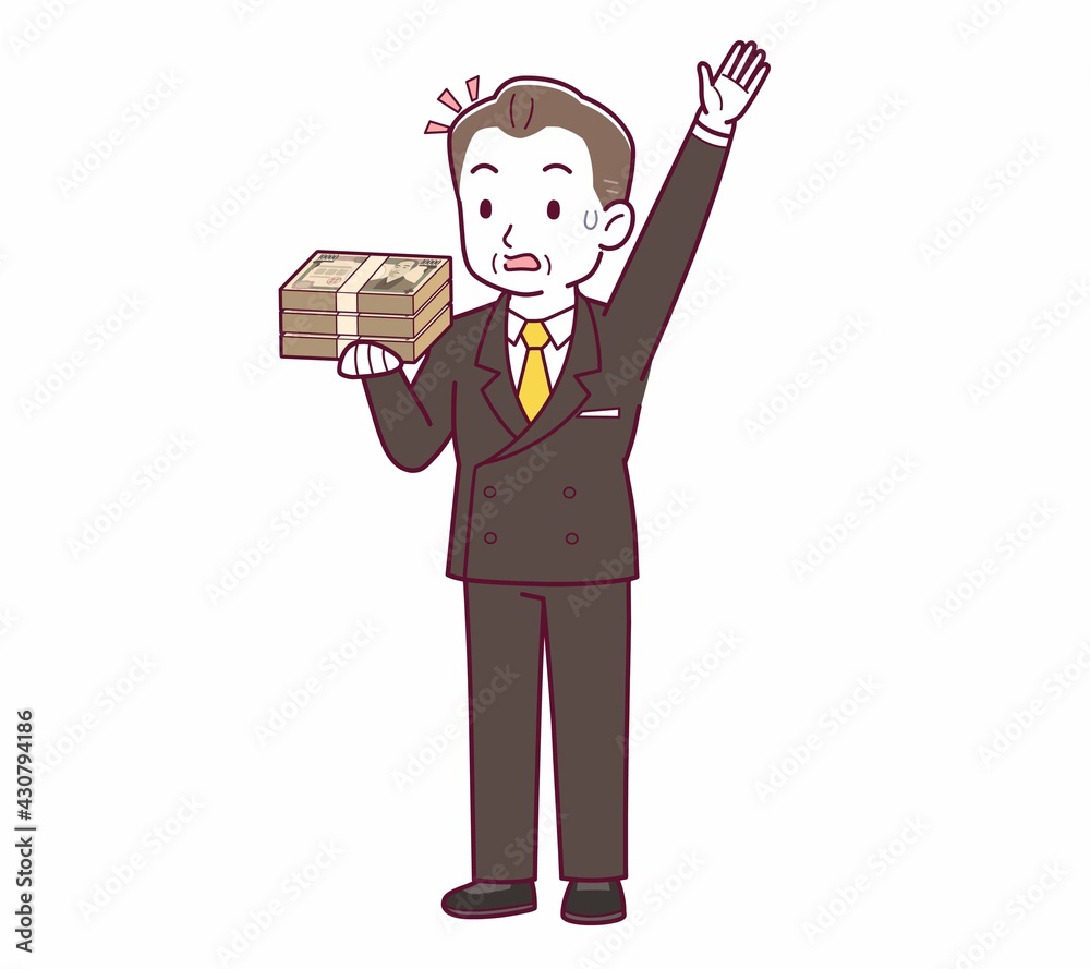 立派な格好をした社長さん 立派な格好をした社長さん