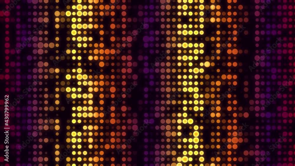 Abstract Motion Artistic Red Purple Yellow Of Different Size Geometric Circles Grid Glowing Light Background Seamless Loop Abstract Motion Artistic Red Purple Yellow Of Different Size Geometric Circles Grid Glowing Light Background Seamless Loop