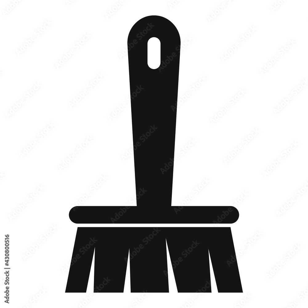 Cleaner brush icon, simple style Cleaner brush icon, simple style