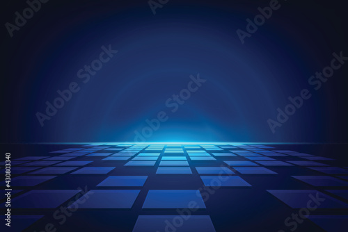 Vector abstract technology background. Hi-tech communication concept futuristic innovation background.