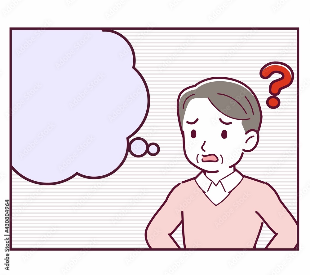 人物と漫画の吹き出し 人物と漫画の吹き出し