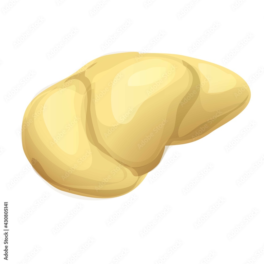 Part durian icon, cartoon style Part durian icon, cartoon style