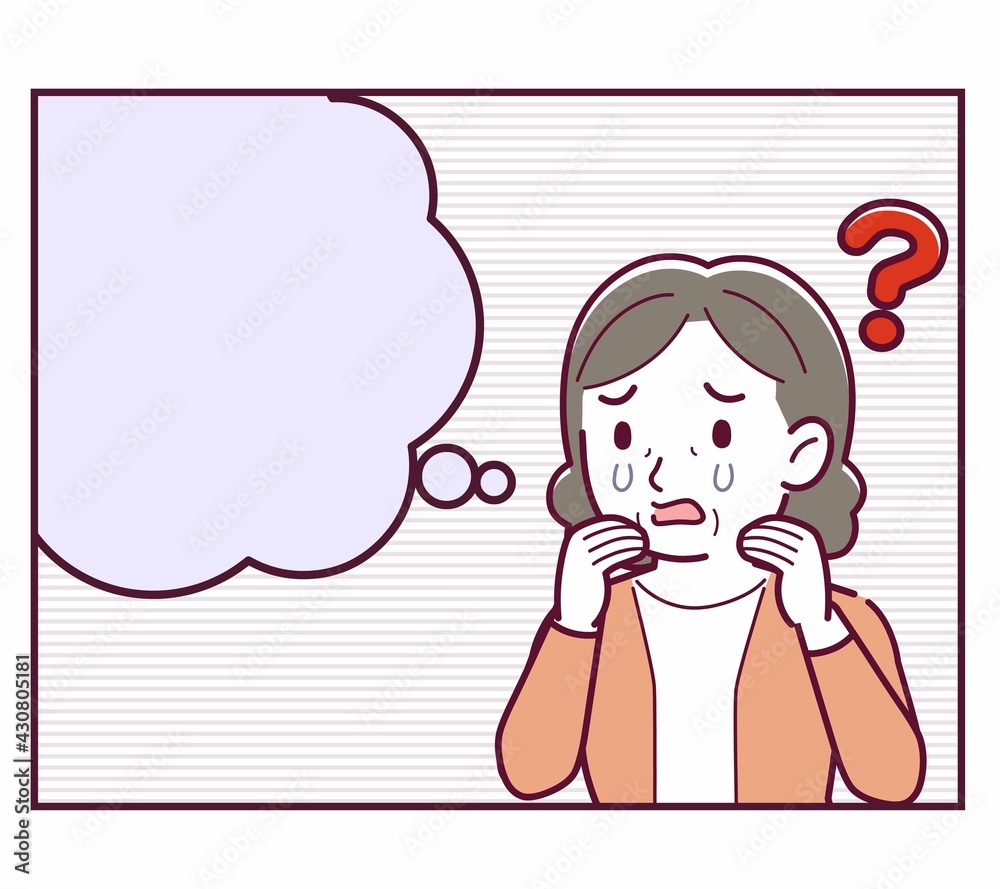 人物と漫画の吹き出し 人物と漫画の吹き出し