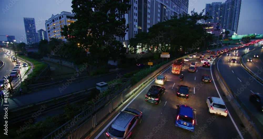Traffic at The Section Seventeen Neighborhood in Kuala Lumpur, Malaysia Traffic at The Section Seventeen Neighborhood in Kuala Lumpur, Malaysia